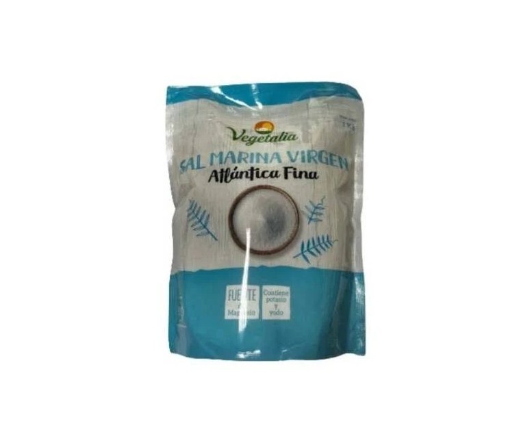 Sal marina atlántica fina - Vegetalia 1 kg Vegetalia