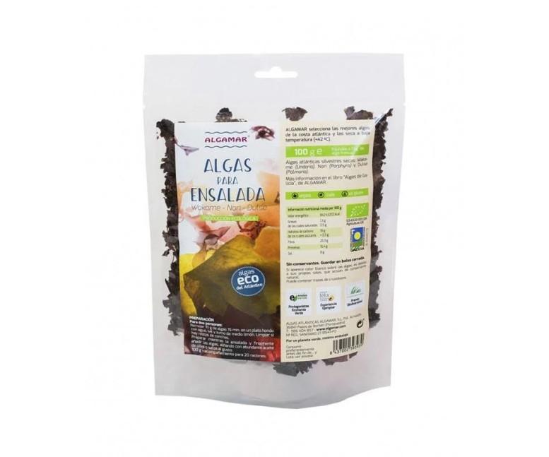 Algas para ensalada bio 100 gr ALGAMAR