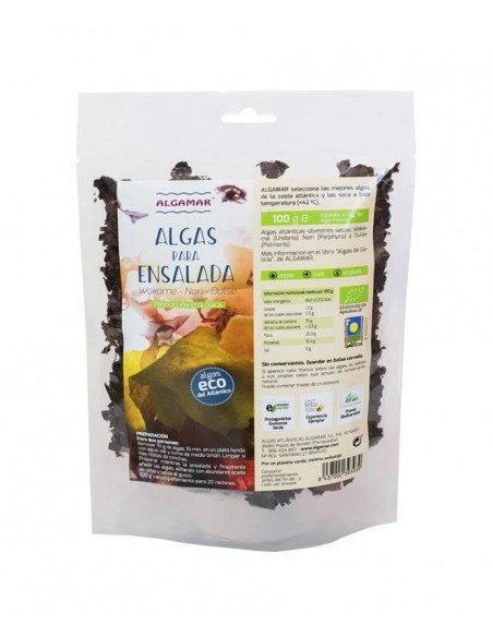Algas para ensalada bio 100 gr ALGAMAR