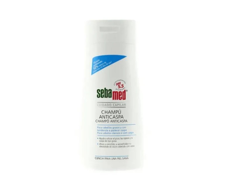Champú dermatol anticaspa cabello graso 400 ml Sebamed