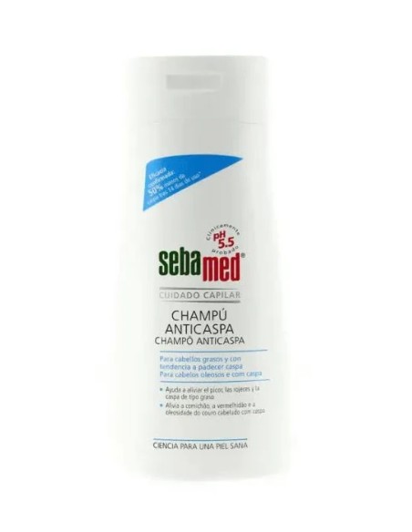 Champú dermatol anticaspa cabello graso 400 ml Sebamed
