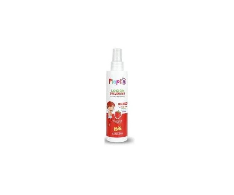 Loción Piopio desenr. prevent piojos fresa 200 ml Sanasur