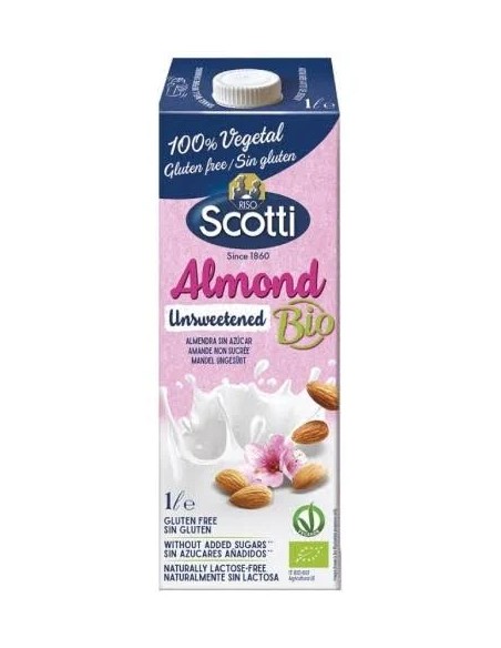Bebida vegetal de almendras sin azúcar bio sg 1 l Scotti