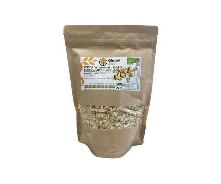 Copos de avena gruesos eco sg 500 gr Gluten Zero