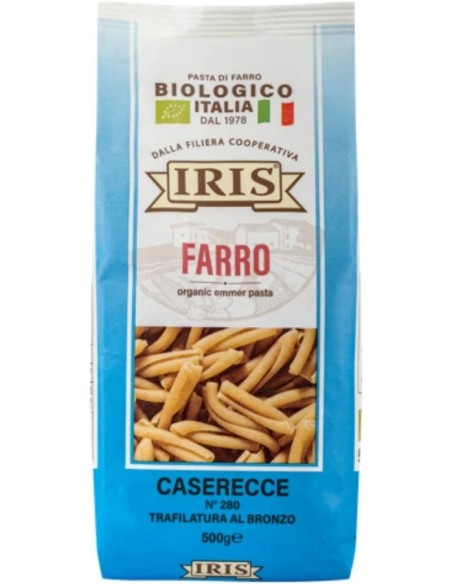Caserecce de espelta semi integral bio 500 gr Iris