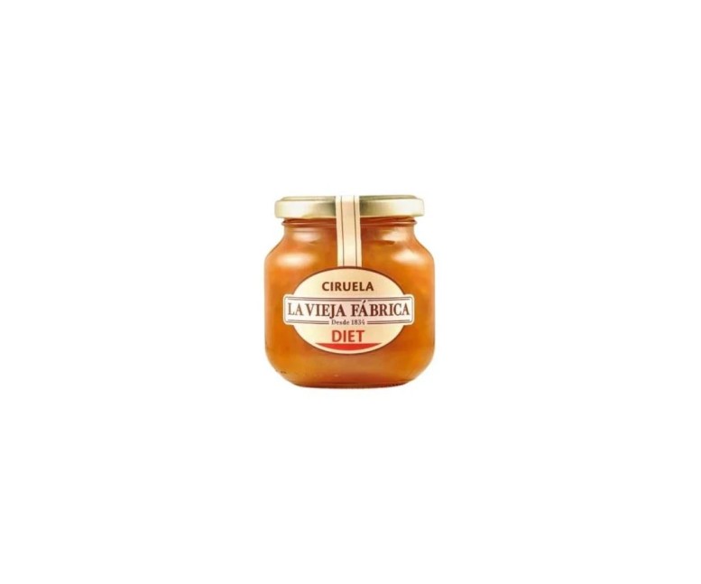 Mermelada de ciruela diet con fructosa 280 gr La Vieja Fábrica