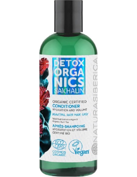 Detox acondicionador hidratante y volumen 260 ml Natura Siberica