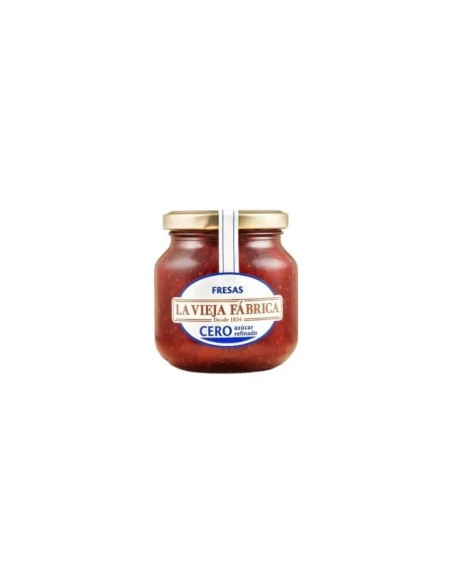 Mermelada de fresa cero azúcar refinado 280 gr La Vieja Fábrica