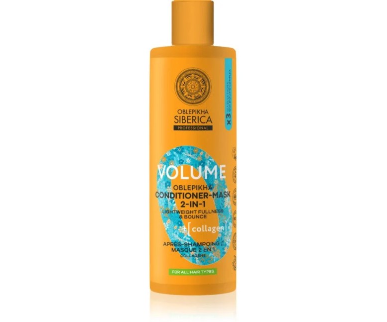 Oblepikha acondicionador -mascarilla 2 en 1 400 ml Natura Siberica