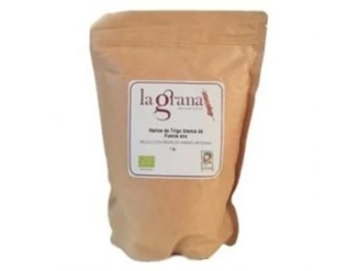 Harina de fuerza de trigo blanca eco