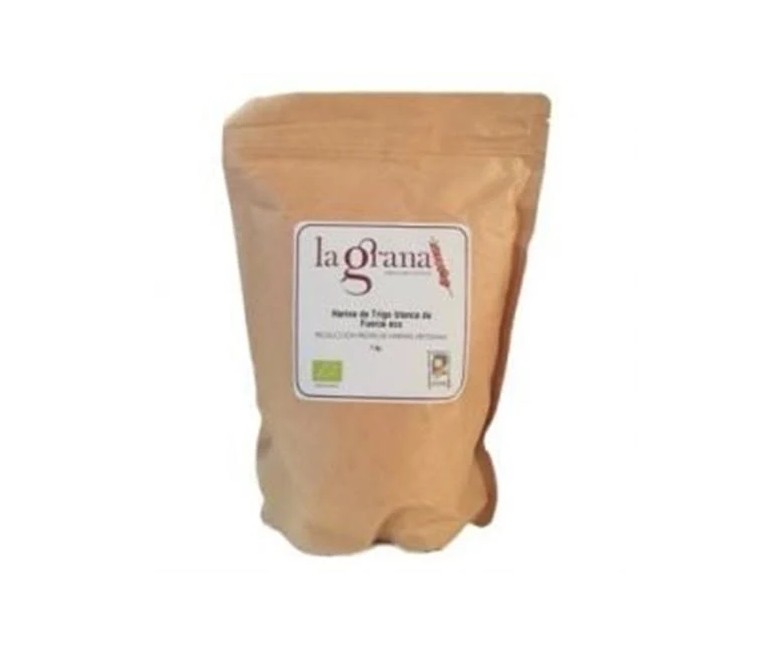 Harina de fuerza de trigo blanca eco 1 kg La Grana