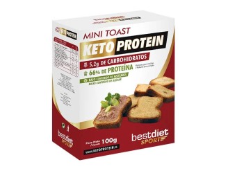 Mini toast tostadas proteína