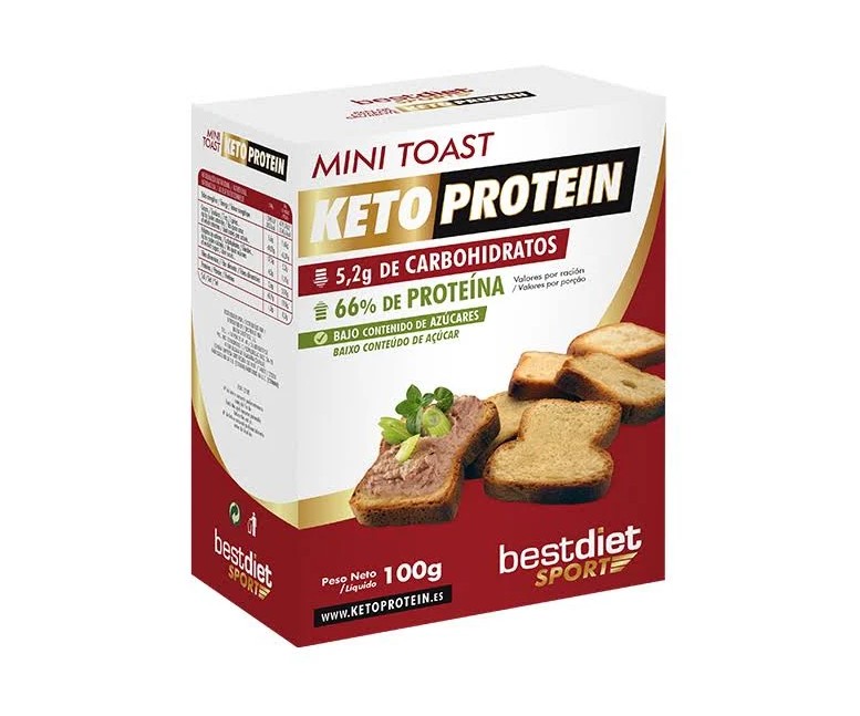 Mini toast tostadas proteína 100 gr Keto Protein