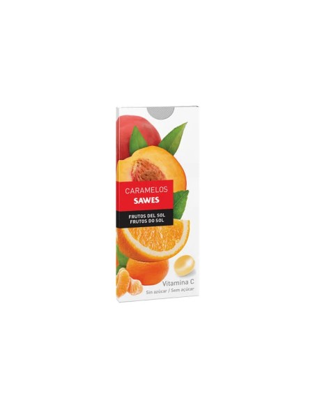 Caramelos balsám s/azúcar frutos del sol vit c 22 gr Sawes