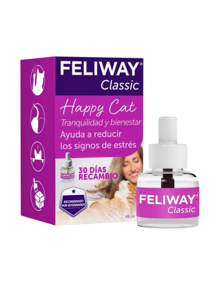 Feliway classic gatos recambio difusor vet 48 ml Ceva