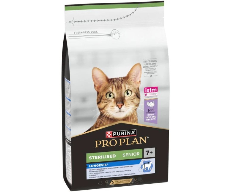Alimento purina proplan felino sterilised 7+ pavo vet 3 kg Purina veterinaria