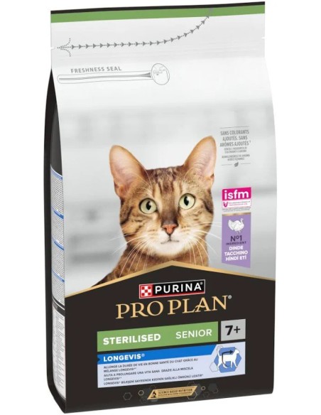 Alimento purina proplan felino sterilised 7+ pavo vet 3 kg Purina veterinaria