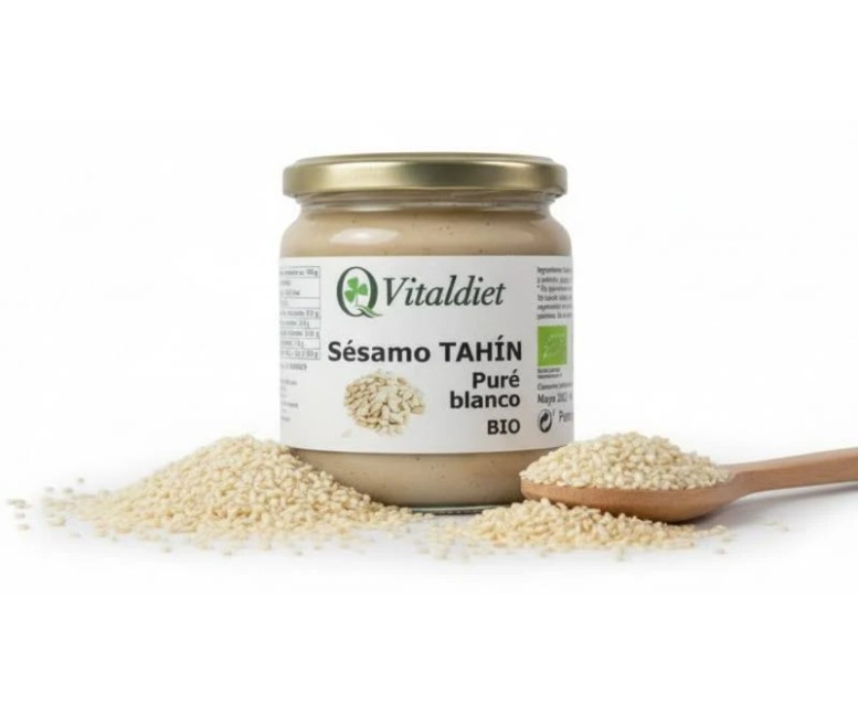 Puré de sésamo blanco bio 325 gr Mandole