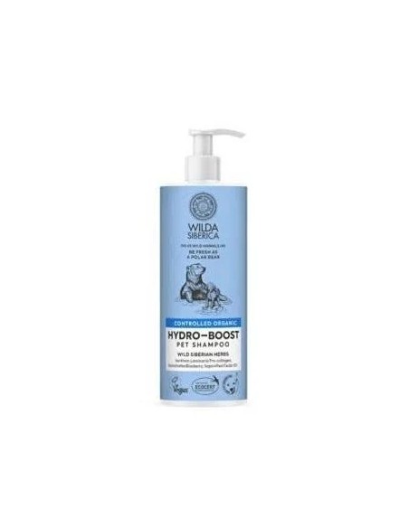 Champú Hydro-Boost para mascotas 6 uds - 400 ml Wilda veterinaria