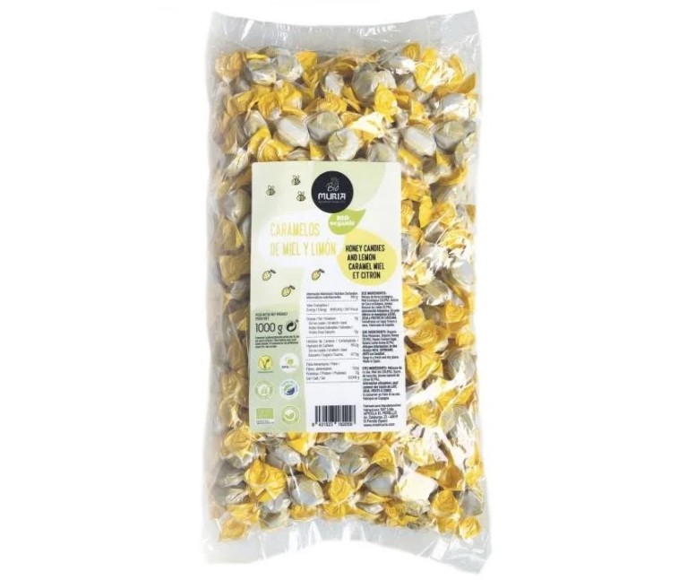 Caramelos de miel y limón s/azúcar 1 kg Muria