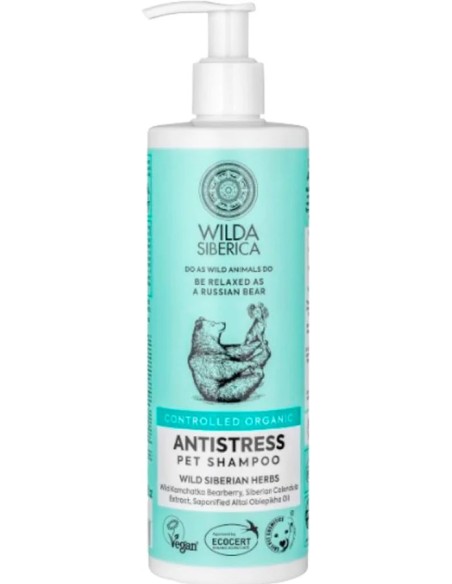 Wilda veterinaria champú antiestres para mascotas 6 ud - 400 ml Wilda veterinaria