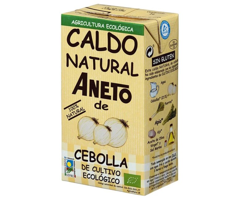 Caldo de cebolla eco 1 l Aneto