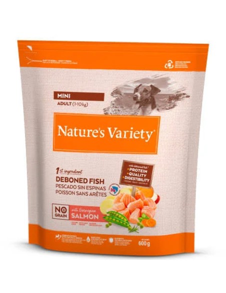 Aliment Nature's Variety Canine Adult Mini Salmon Vet 600 gr Nature’s Variety veterinaria