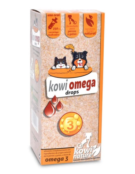 Kowi nature veterinaria kowi omega 3 perros y gatos 250 ml Kowi Nature veterinaria