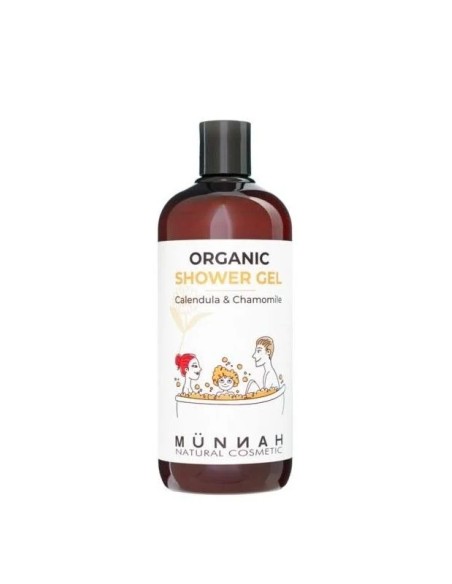Gel de ducha bio caléndula y manzanilla 500 ml Munnah