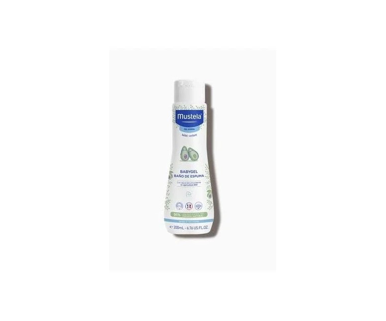 Babygel baño de espuma bebé-niño 200 ml Mustela