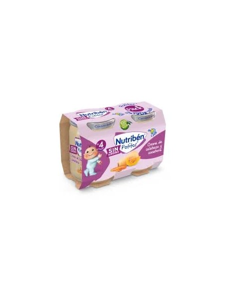 Nutriben puré-tarrito cena crema calabaza zanahoria 2 x 190 gr Nutriben