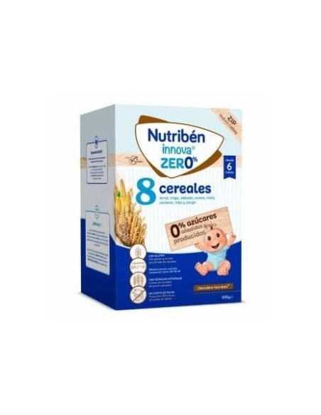 Nutribén innova 8 cereales 0% 500 gr Nutriben