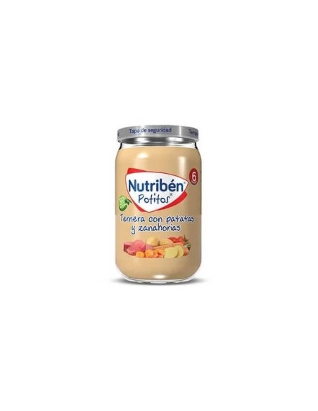 Nutriben puré-tarrito ternera patatas y zanahoria 235 gr Nutriben