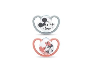 Chupete Space Mickey Rojo silicona