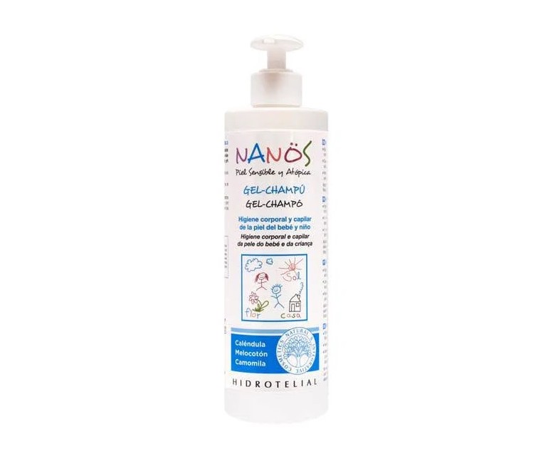 Nanos gel-champú piel sensible 500 ml Hidrotelial