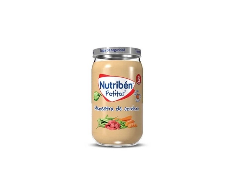 Nutriben puré-tarrito menestra de cordero 235 gr Nutriben