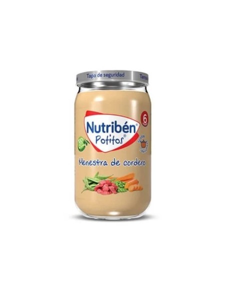 Nutriben puré-tarrito menestra de cordero 235 gr Nutriben