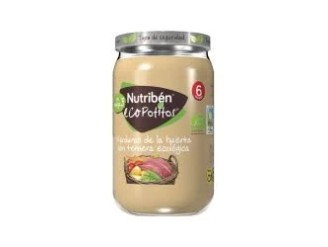 Nutribén eco puré-tarrito verduras-ternera eco