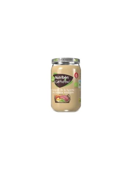 Nutribén eco puré-tarrito verduras-ternera eco 235 gr Nutriben