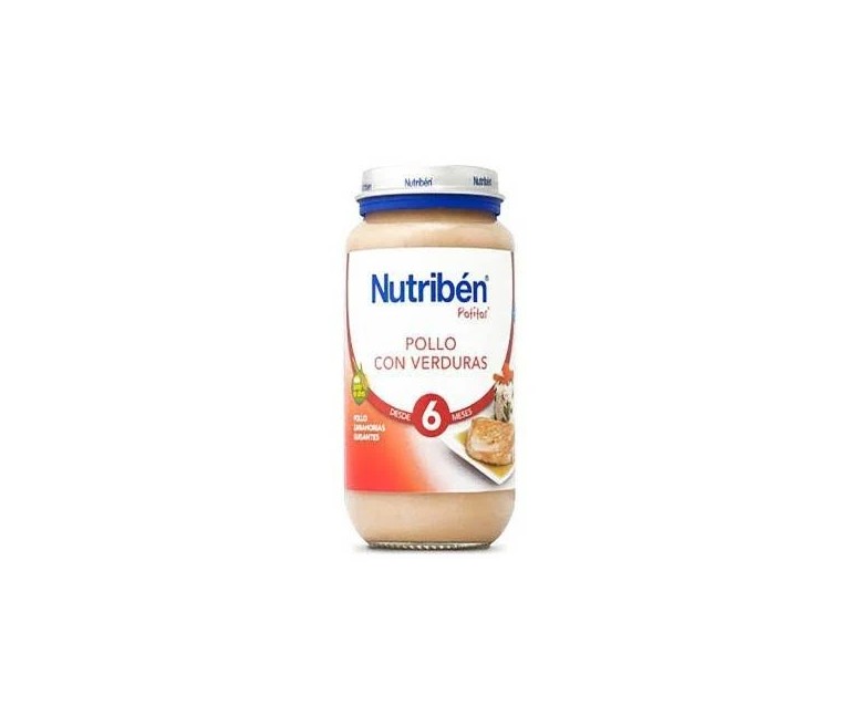 Nutriben puré-tarrito pollo guisantes y zanahoria 235 gr Nutriben
