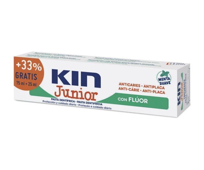 Kin junior pasta dental inf menta suave 75 ml Kin