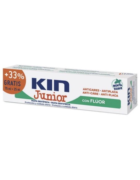 Kin junior pasta dental inf menta suave 75 ml Kin