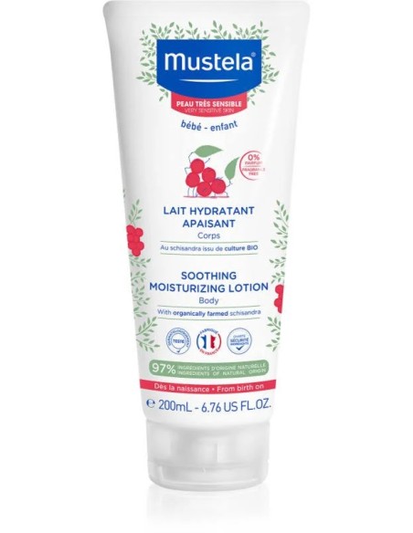 Leche corp confort hidratante bebé-niño 200 ml Mustela