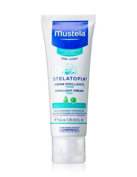Stelatopia crema facial emoliente bebe-niño 40 ml Mustela