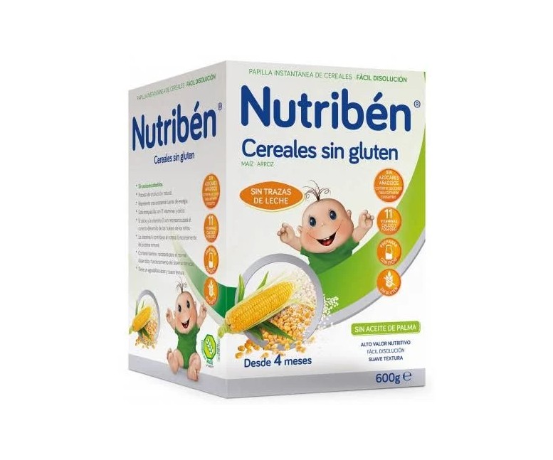 Nutriben cereales s/gluten 600 gr Nutriben