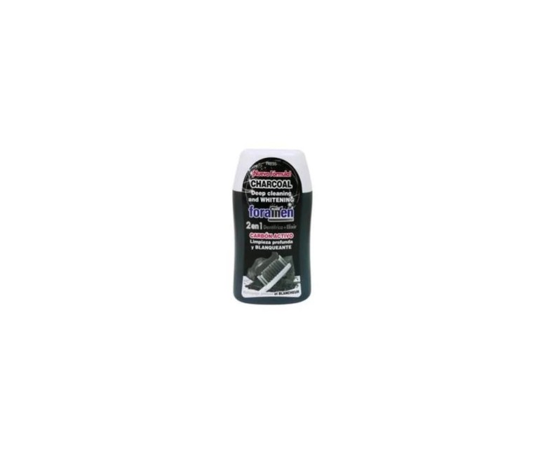 Crema dental charcoal carbón activo 2en1 100 ml Oradent