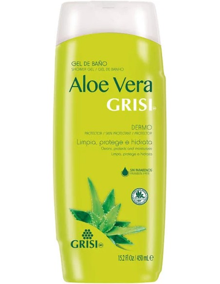 Gel de baño aloe vera aloe grisi 450 ml Grisi