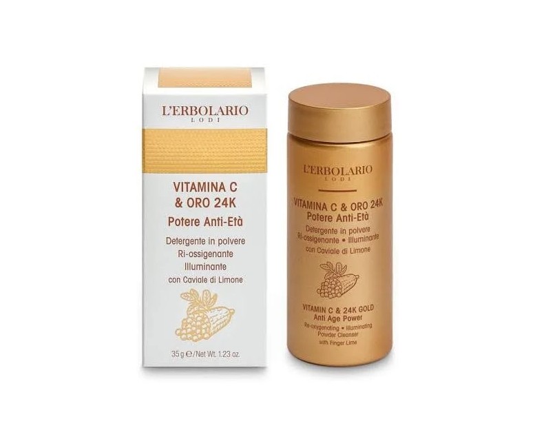 Vitamina c oro limpiadora en polvo 35 gr L'Erbolario