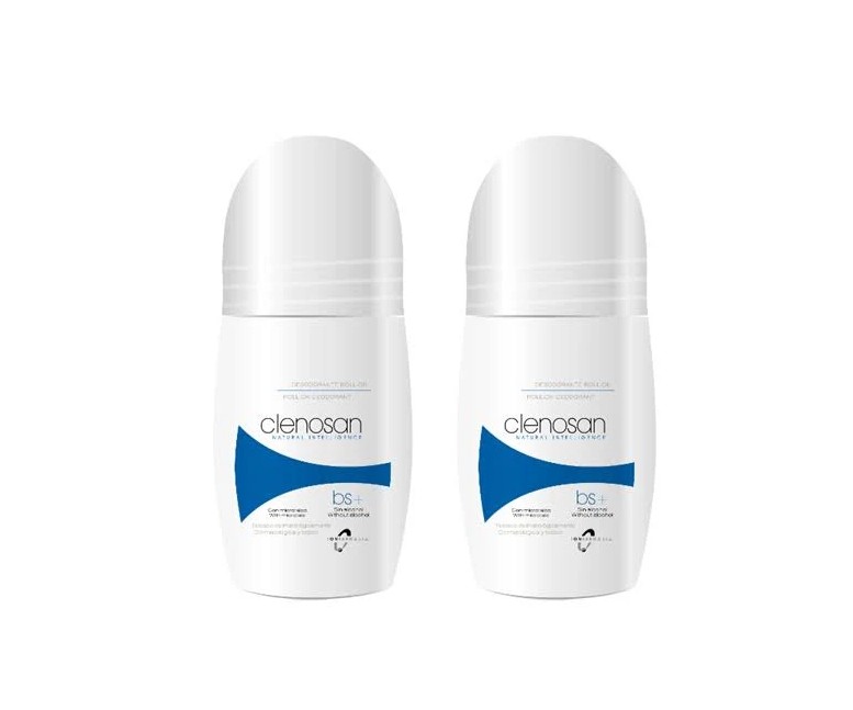 Clenosan duplo desodorante roll-on 2 cap - 75 ml Clenosan