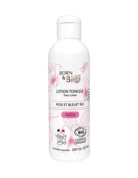 Loción tónica agua floral rosas y arándanos bio 200 ml Born